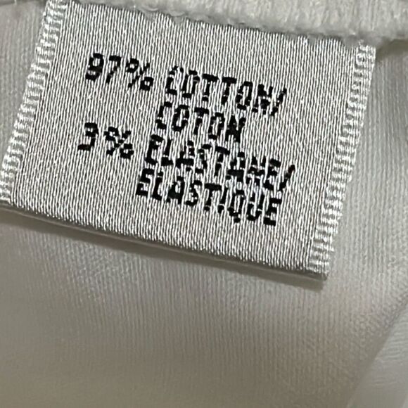 Lafayette 148 Women's 8 Straight Leg Slacks White Trouser Pant Coastal Preppy - Picture 7 of 9